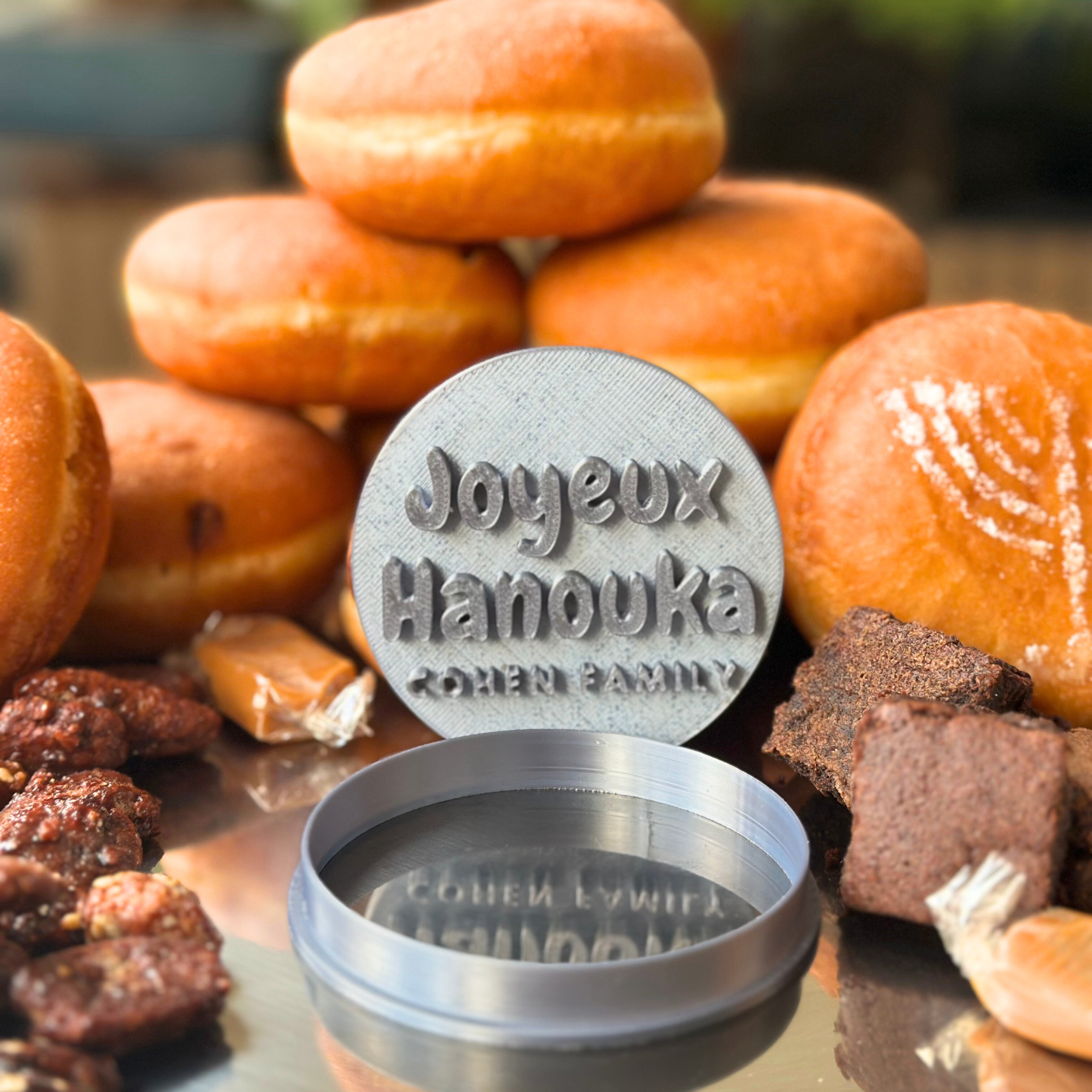 Hanouka Personnalisé - Joyeux Hanouka + NOM