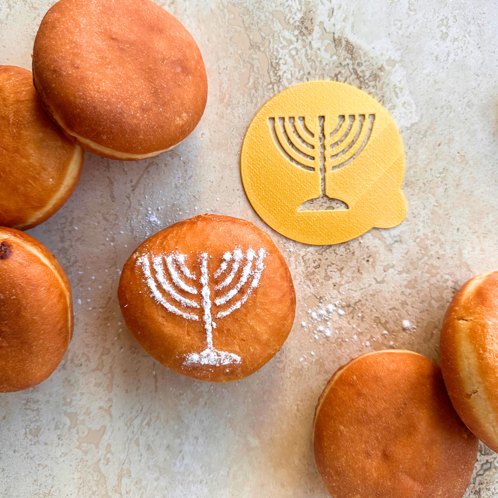 Hanouka - Pochoir Hanoukia