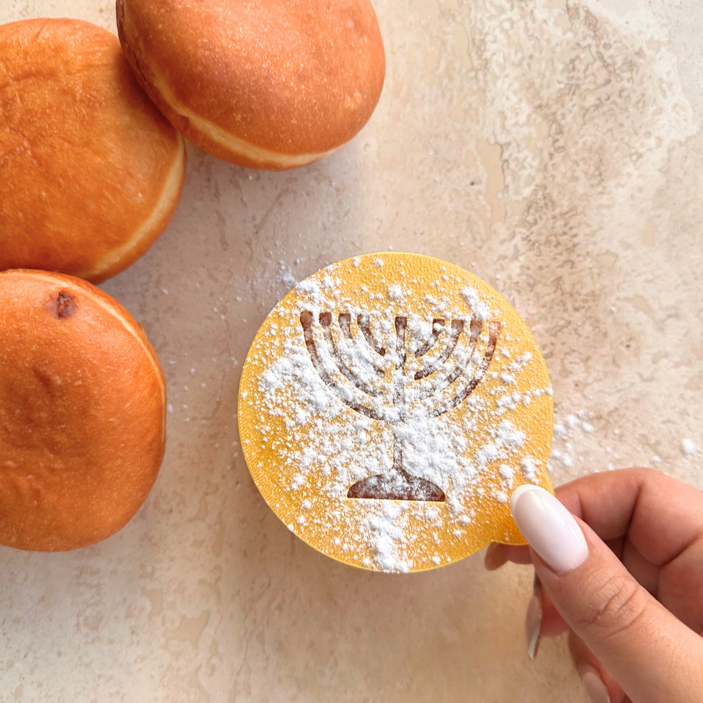 Hanouka - Pochoir Hanoukia