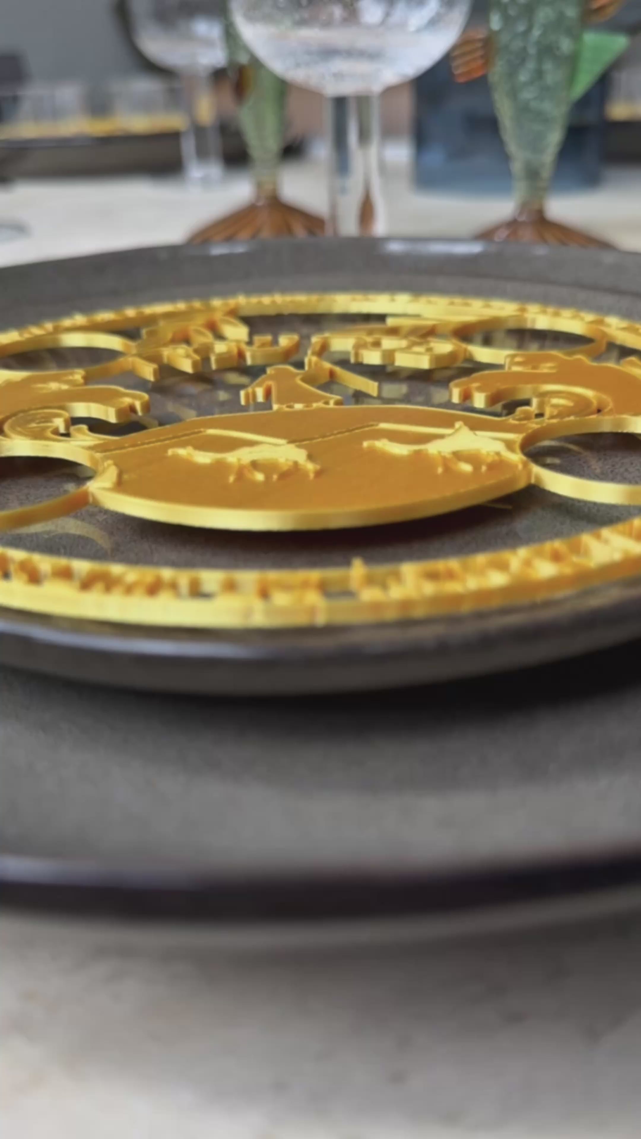 Pessah - Plateau de Seder Individuel personnalisable